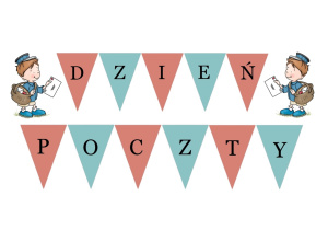 Grafika z okazji Dnia Poczty Polskiej przedstawia grafiki związane z tym dniem nietypowym.