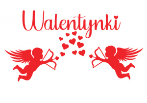 Napis Walentynki.