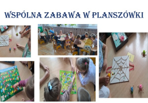 Wspólna zabawa w planszówkę zadanie ósme.
