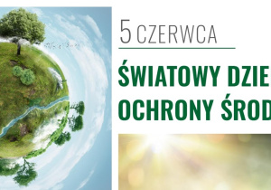 Grafika do Światowego Dnia Ochrony Środowiska.