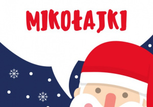 Grafika przedstawia napis „6 grudnia-Mikołajki”.