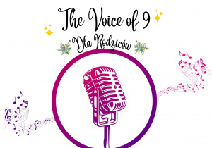 Grafika przedstawia logo konkursy „The Voice Of 9”