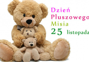 Napis – Dzień Pluszowego Misia