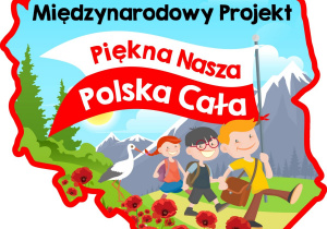 Logo Międzynarodowego Projektu Edukacyjnego Piękna Nasza Polska Cała.