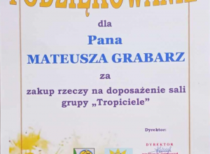 Tropiciele dziękują