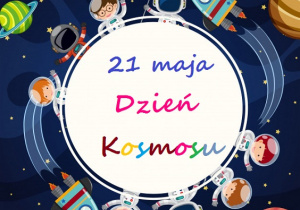 Grafika do Światowego Dnia Kosmosu.