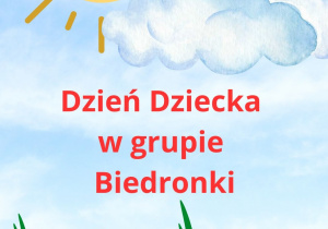 Napis Dzień Dziecka