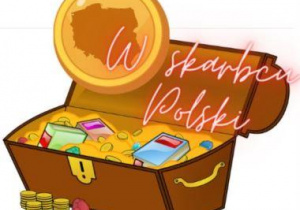 Grafika do Ogólnopolskiego Projektu Edukacyjnego „W skarbcu Polski”.
