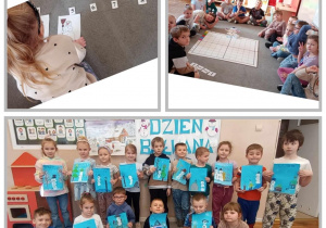 Tropiciele wykonują zadania w ramach obchodów Dnia Bałwanka.