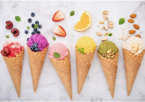 Grafika do wyjścia na lody.