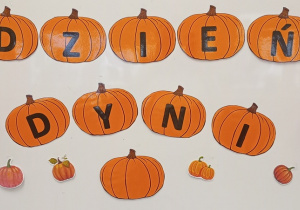Tablica z napisem Dzień Dyni.
