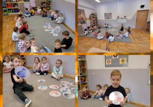 Kolaż zdjęć podczas gry „Magiczny eliksir”