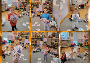 Kolaż zdjęć podczas gry „Magiczny eliksir”