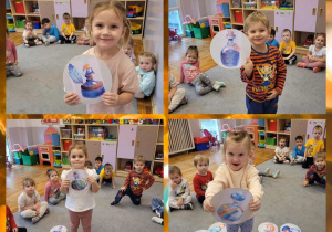 Kolaż zdjęć podczas gry „Magiczny eliksir”