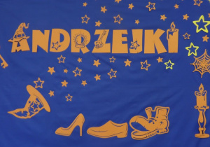 Napis - „Andrzejki”