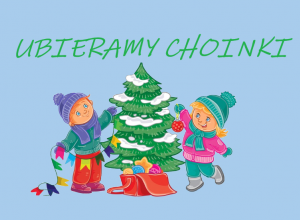 BIedronki ubierają choinkę