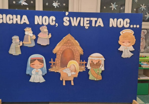 Dekoracja główna wprowadzająca w świąteczny nastrój.