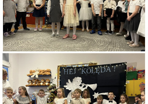 Dzieci podczas mówienia swoich ról.