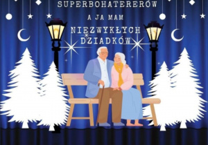 Dekoracja z okazji dnia babci i dziadka.