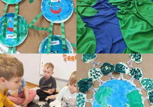 Dzień Ziemi w grupie Stokrotki.