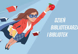 Napis – Dzień Bibliotekarza i Bibliotek.