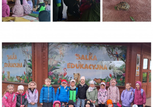 Dzieci z grupy „Motylki” na zajęciach w sali edukacyjnej.