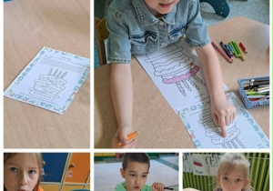Motylki rozwijają swoje umiejętności podczas realizacji zadania T jak Tort.