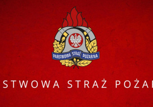 Napis - Państwowa Straż Pożarna.