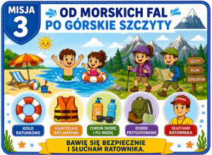 Misja 3 ,,Od morskich fal po górskie szczyty”.