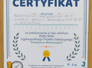 Ogólnopolski Projekt Edukacyjny „Kreatywna Matematyka”