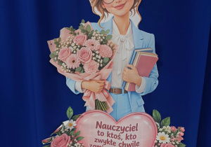 Zdjęcie przedstawia przygotowaną dekorację