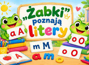 „Żabki” poznają litery – nauka przez zabawę!
