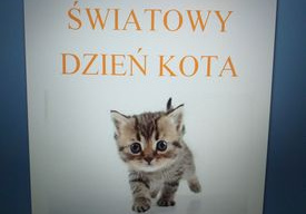 Światowy Dzień Kota - obrazek przedstawiający kota i zdjęcie.