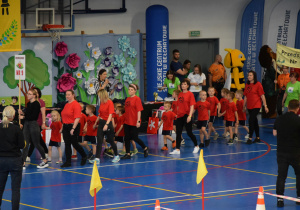Zdjęcie przedstawia uczestników Igrzysk z naszego przedszkola